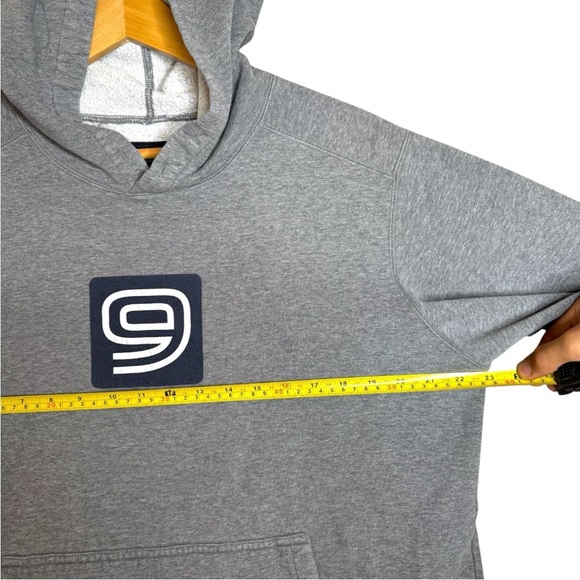 Vintage A&F Abercrombie & Fitch Gym Issue 90s Hoodie Sweatshirt Mens M Gray Y2K - Picture 11 of 12